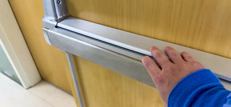Installing a Push Bar on a Door Bothell West
